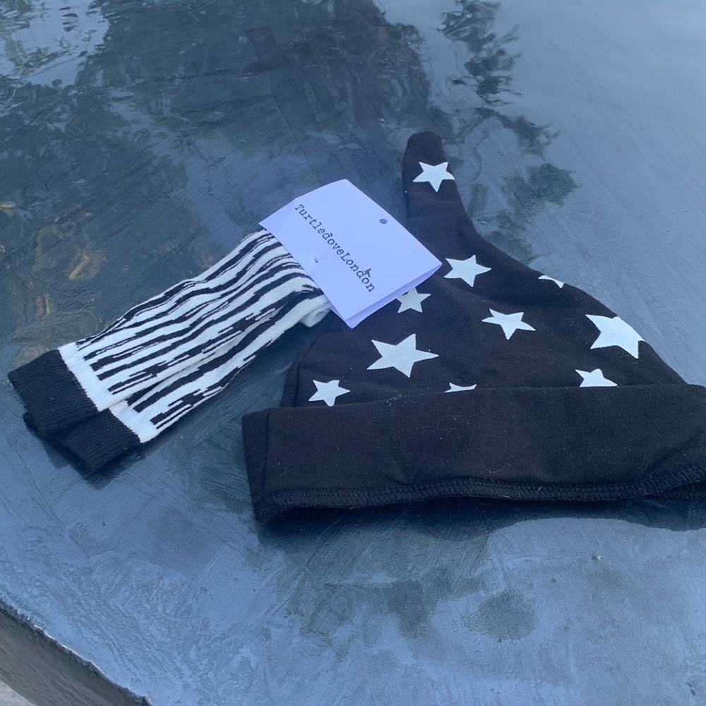 Posh kid socks and beanie and tights New with Stylo